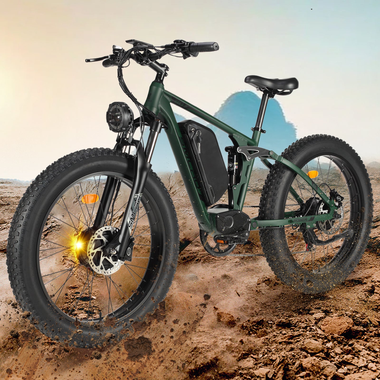 35 mph electric bicycle 2000W Dual Motor 35MPH Electric Bike, 26'' Fat Tires & 48V 22.4Ah Remo –  iRonsnow