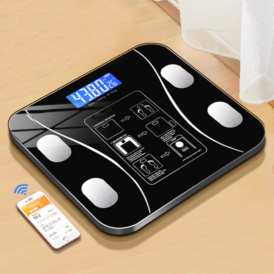 Echainstar Weighing Scale Body Fat Scale Bluetooth BMI Body Scales Smart Wireless Digital Bathroom Weight Scale Body Composition Analyzer Weighing Scale