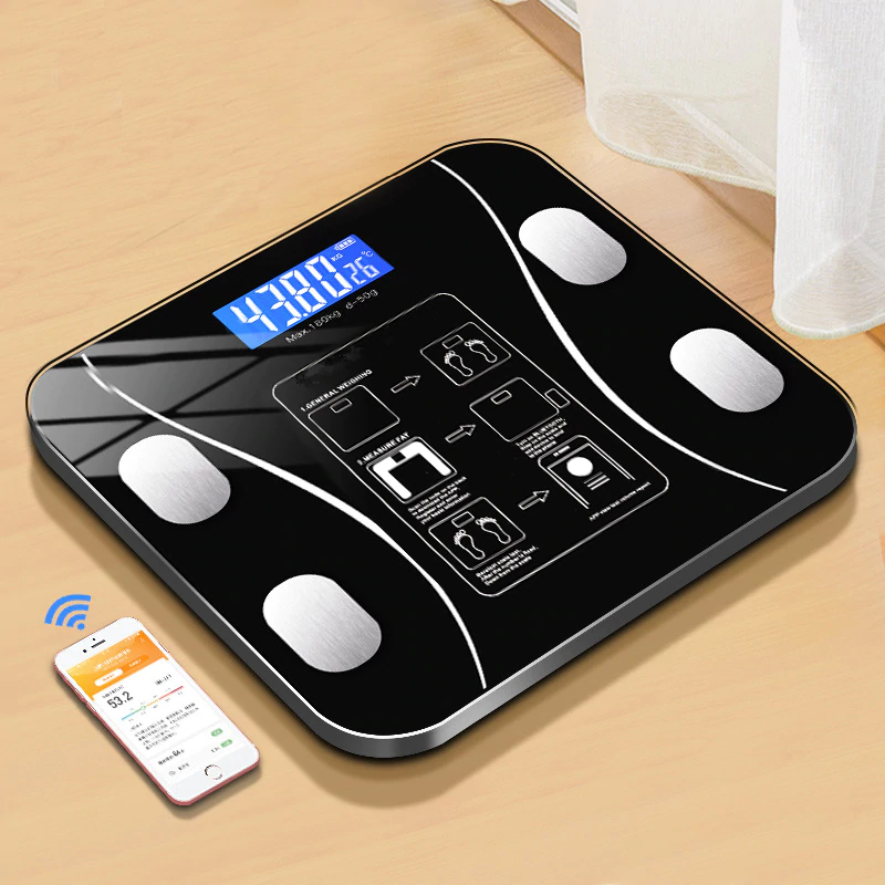 Echainstar Weighing Scale Body Fat Scale Bluetooth BMI Body Scales