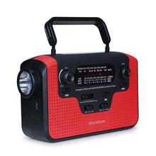 iRonsnow IS-388 Real NOAA Alert Weather Radio with Alarm,  Solar Hand Crank Emergency AM/FM/SW/WB Radio