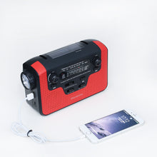 iRonsnow IS-388 Real NOAA Alert Weather Radio with Alarm,  Solar Hand Crank Emergency AM/FM/SW/WB Radio