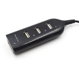 iRonsnow Basic 4 Port Portable USB 2.0 Hub for PC, Laptop, Keyboard, Mouse, HDDs and More