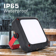 iRonsnow Portable Emergency LED Flood Security Work Light with 5200mAh Power Bank, 1000lm 5500K Waterproof Outdoor Flood Light with Magnets Phone Charger