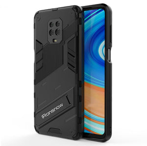 iRonsnow Xiaomi Mi Note 10 Case,Xiaomi Mi Note 10 Pro Case,Hybrid Heavy Armor Silicone with a Kickstand Bumper Protective Cover Case for Xiaomi Mi Note 10 / Mi Note 10 Pro