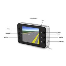 Handsider 2.7 inch Full 1080P Auto Tachograph Car Camera DVR Camcorder Video Recorder Ultra Wide Angle Night Vision Function